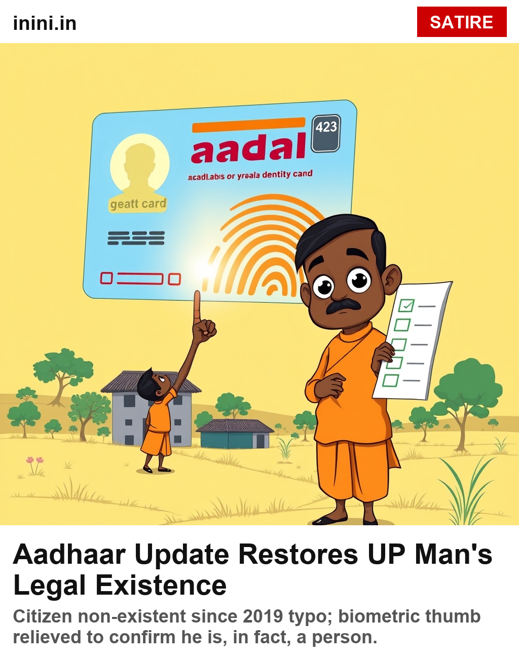 flat-colour Amul cartoon